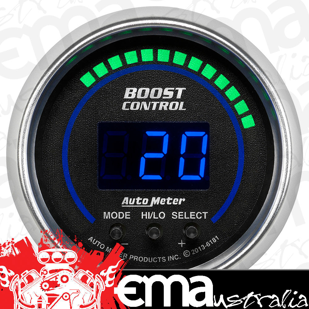 AutoMeter AU6181 Cobalt 2-1/16" Elec Boost Controller Dual Stage 0-30 PSI