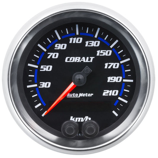 AutoMeter AU6280-M Cobalt 3-3/8" Elec In-Dash GPS Speedometer 0-225 Km/H