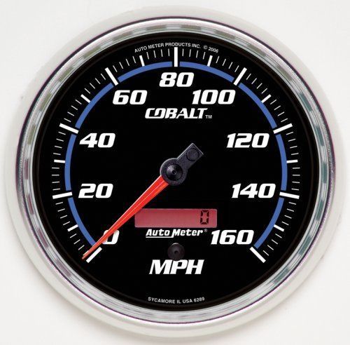 AutoMeter AU6289 Cobalt 5" Elec Programmable In-Dash Speedometer 0-160 MPH