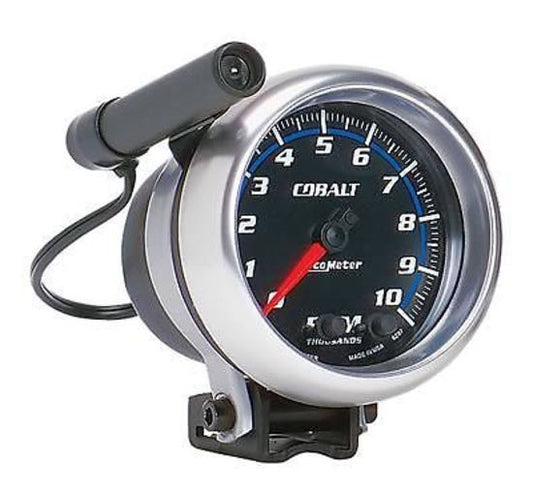 AutoMeter AU6290 Cobalt 3-3/4" Pedestal Mount Tacho with Shift Light 10,000 RPM