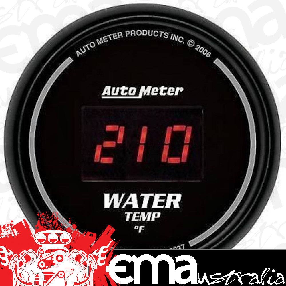 AutoMeter AU6337 Sport-Comp 2-1/16" Digital Water Temp Gauge 0-300¶øF + Sender