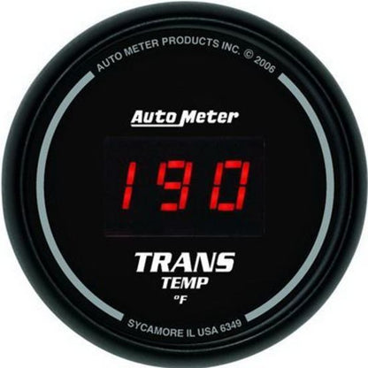 AutoMeter 6349 2-1/16" TRANSMISSION TEMPERATURE, 0-340 F, SPORT-COMP DIGITAL