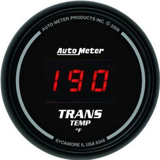 AutoMeter AU6349 Sport-Comp Digital Transmission Temperature Gauge 2-1/16" 0-300¶øF