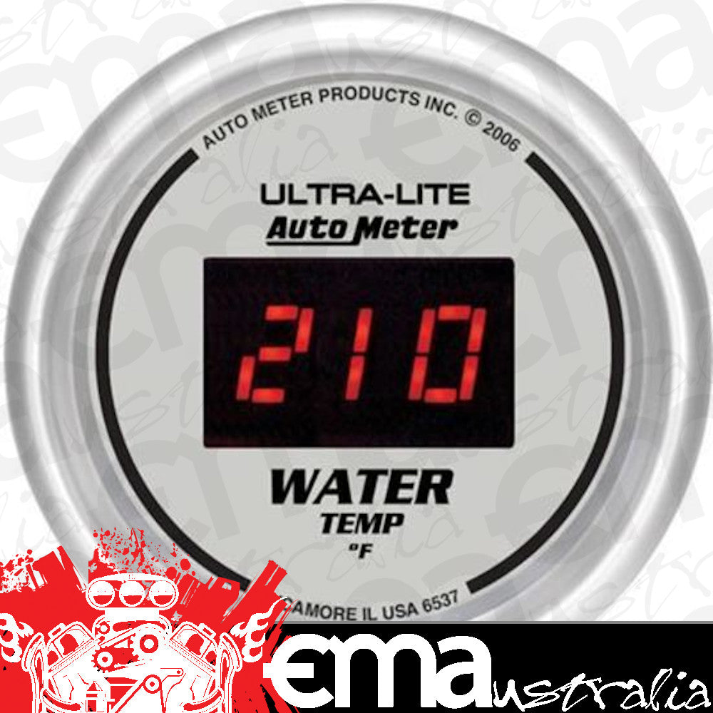 AutoMeter AU6537 Ultra-Lite 2-1/16" Digital Water Temperature Gauge 0-300¶øF
