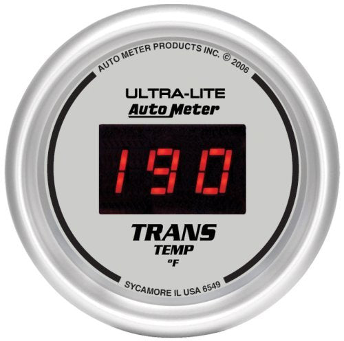 AutoMeter AU6549 Ultra-Lite Digital 2-1/16" Trans Temperature Gauge 0-300¶øF