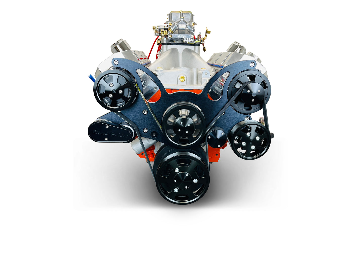 BluePrint PS5401CTCKB Chev BB 540 CI Pro Series Stroker Crate Engine Dressed Longblock w/ Carb