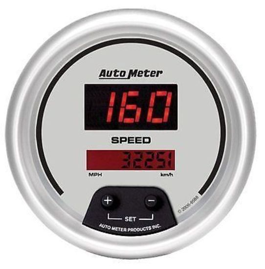 AutoMeter AU6588 Ultra-Lite 3-3/8" Digital Programmable In-Dash Speedo 0-160 MPH