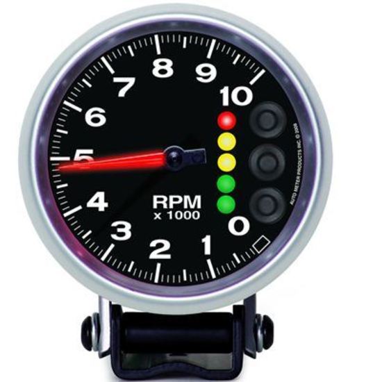 AutoMeter AU6606-05705 3-3/8 Prs Tachometer 10000 RPM Elite W/Sp Lighting