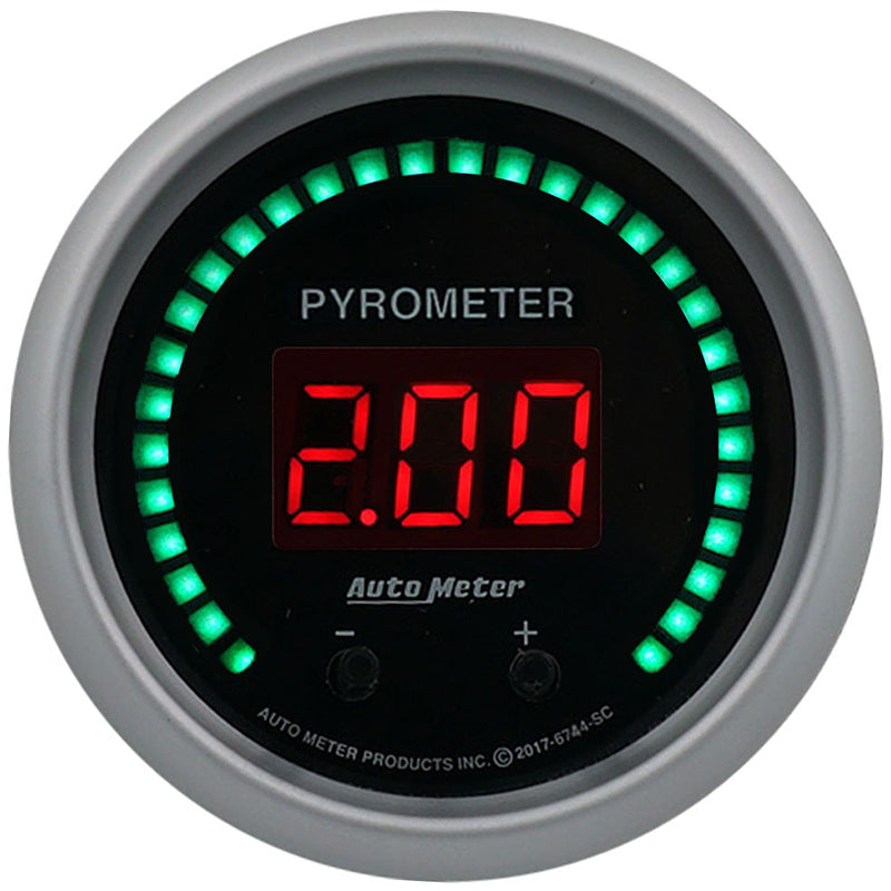 Sport-Comp Series 2CH Pyrometer (EGT) Gauge (2-1/16", Digital, 0-2000¶øF (0-1100¶øC))