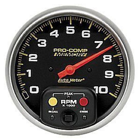 AutoMeter AU6801 Pro-Comp 5" In-Dash Memory Tacho 0-10K RPM Water Resistant