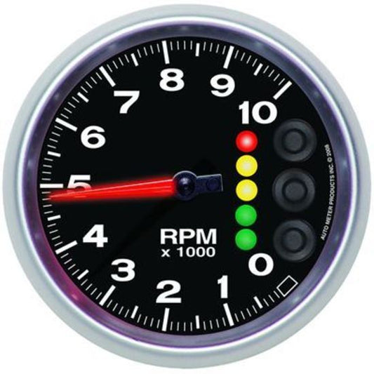 AutoMeter AU6847-05705 Gauge Elite Tachometer Progressive Shift Light Pit Road Light 5 In. 10000 RPM Elec