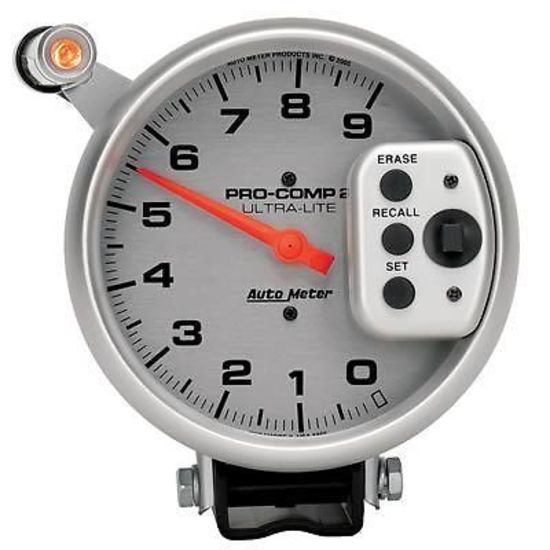 AutoMeter AU6856 Ultra-Lite 5" Tachometer 9000RPM Memory/Shift Lite Single Range