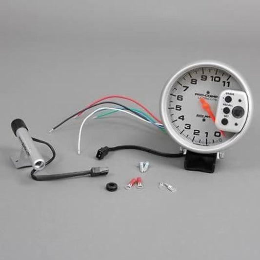 AutoMeter AU6858 Ultra-Lite 5" Tachometer 0-11000 RPM Memory & Shift Lite