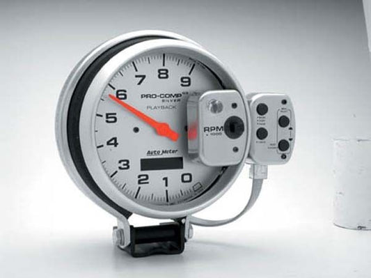 AutoMeter AU6864 Pro-Comp 5" Memory Playback Tachometer 0-9000RPM W/Shift Light