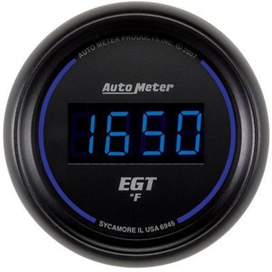 AutoMeter AU6945 Cobalt Digital Pyrometer Gauge Digital In-Dash 2-1/16" 0 - 2000¶øF