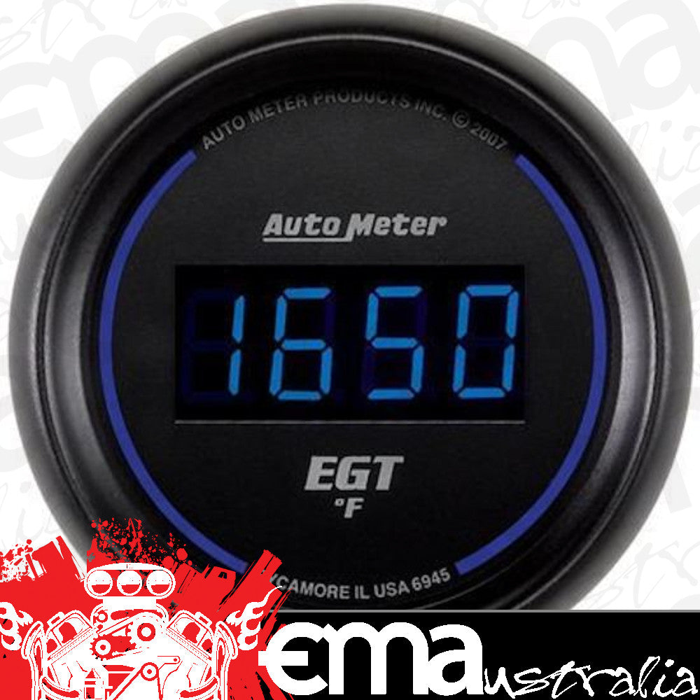 AutoMeter AU6945 Cobalt Digital Pyrometer Gauge Digital In-Dash 2-1/16" 0 - 2000¶øF