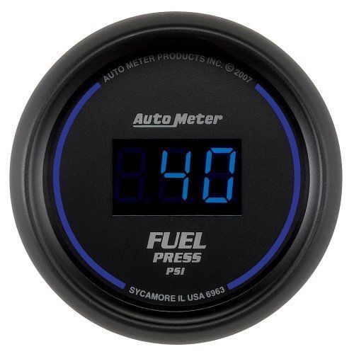 AutoMeter AU6963 Cobalt 2-1/16" Digital Fuel Pressure Gauge 0-100 PSI