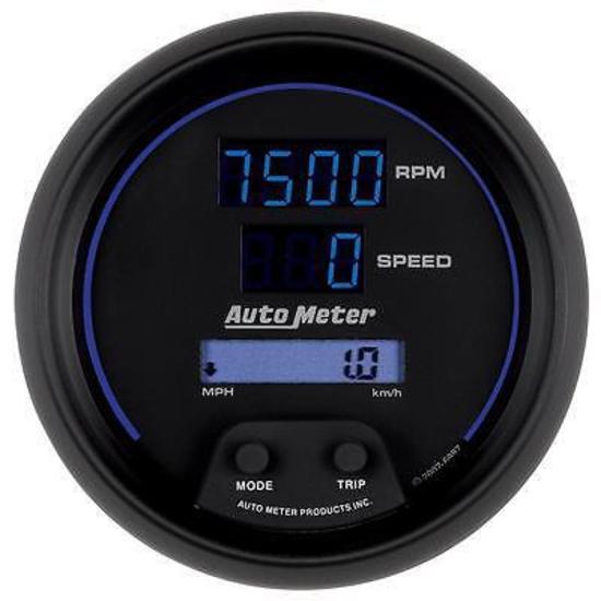 AutoMeter AU6987 Cobalt 3-3/8" Digital Speedo/Tachometer Combo 160MPH/8000RPM