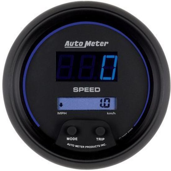 AutoMeter AU6988 Cobalt Digital Speedometer Digital Programmable In-Dash 3-3/8" 160 MPH Or 260 Km/H