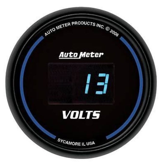 AutoMeter AU6993 Cobalt Digital 2-1/16" Digital In-Dash Voltmeter 8-18 Volts
