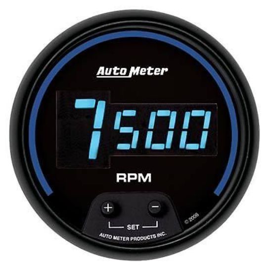 AutoMeter AU6997 Cobalt 3-3/8" Digital In-Dash Tachometer 0-9 900 RPM