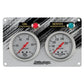 AutoMeter AU7065 Gauge 2-5" /82 Ga Race Panelag Silver Gauge Panel Oil Pressure Water Temperature