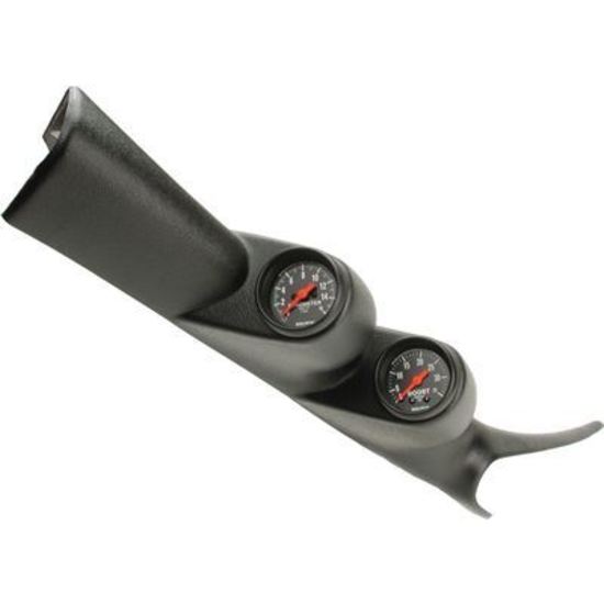 AutoMeter AU7081 Gauge Kit Analog A-Pillar Mount Pyrometer Gauge Boost Gauge Chevy Gmc Duramax Kit