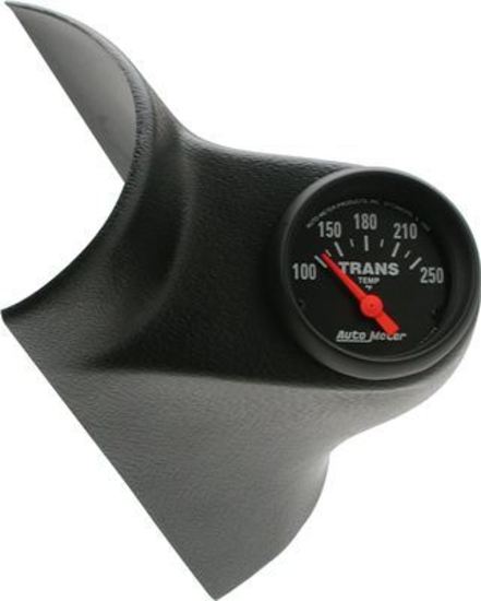 AutoMeter AU7090 Single Gauge A-Pillar Pod Transmission Temperature Gauge 100-250???? F 2-1/16" Dodge Kit