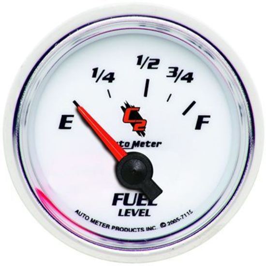 AutoMeter AU7115 C2 Fuel Level Empty/Full 2-1/16" Analog Elecal Ford 73-10 OHMS