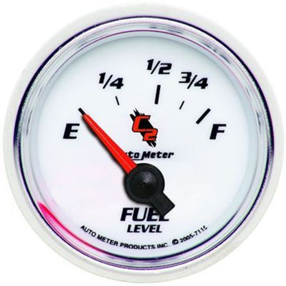 AutoMeter 7115 2-1/16" FUEL LEVEL, 73 E 8-12 F Ohm, C2