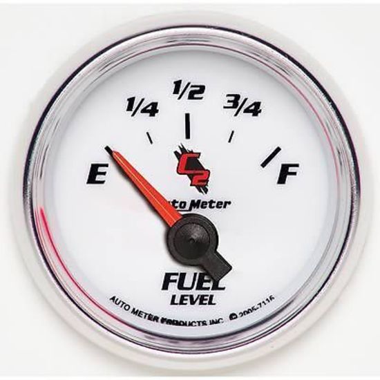 AutoMeter AU7116 C2 2-1/16" Elec Fuel Level Gauge 240-33 OHMS