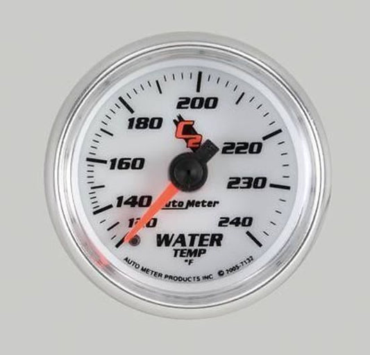 AutoMeter AU7132 C2 2-1/16" Mech Water Temperature Gauge 120-240¶øF