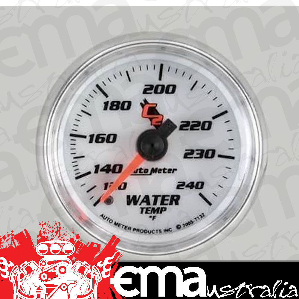 AutoMeter AU7132 C2 2-1/16" Mech Water Temperature Gauge 120-240¶øF