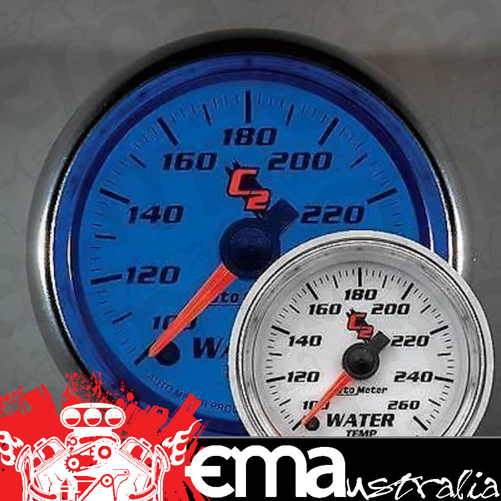 AutoMeter AU7155 C2 2-1/16" Elec Water Temperature Gauge 100-260¶øF