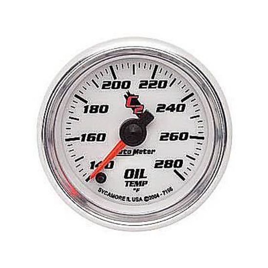 AutoMeter AU7156 C2 Oil Temp Gauge 2-1/6" 140-280