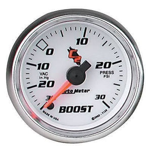 AutoMeter AU7159 C2 Boost Vac Gauge 2-1/16" 30 In Hg./30 PSI