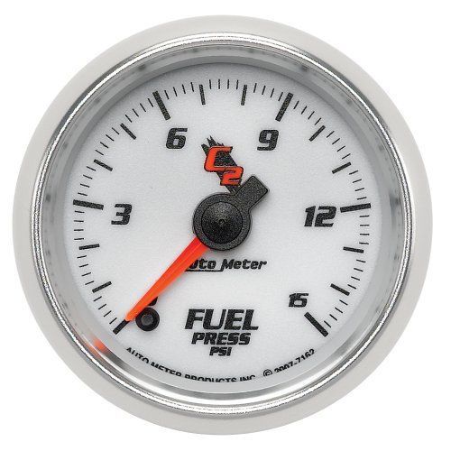 AutoMeter AU7162 C2 2-1/16" Elecal Fuel Pressure Gauge 0-15 PSI