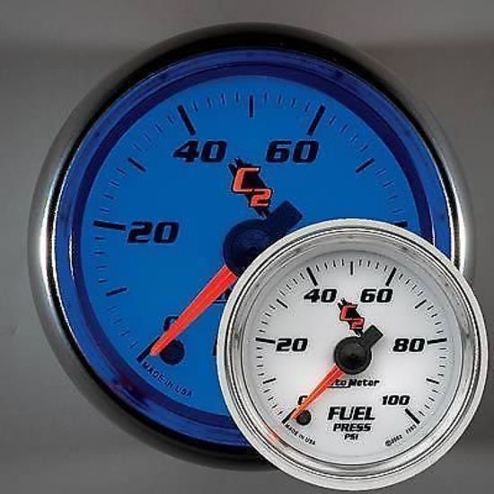 AutoMeter AU7163 C2 Fuel Pressure Gauge 2-1/6" 100 PSI