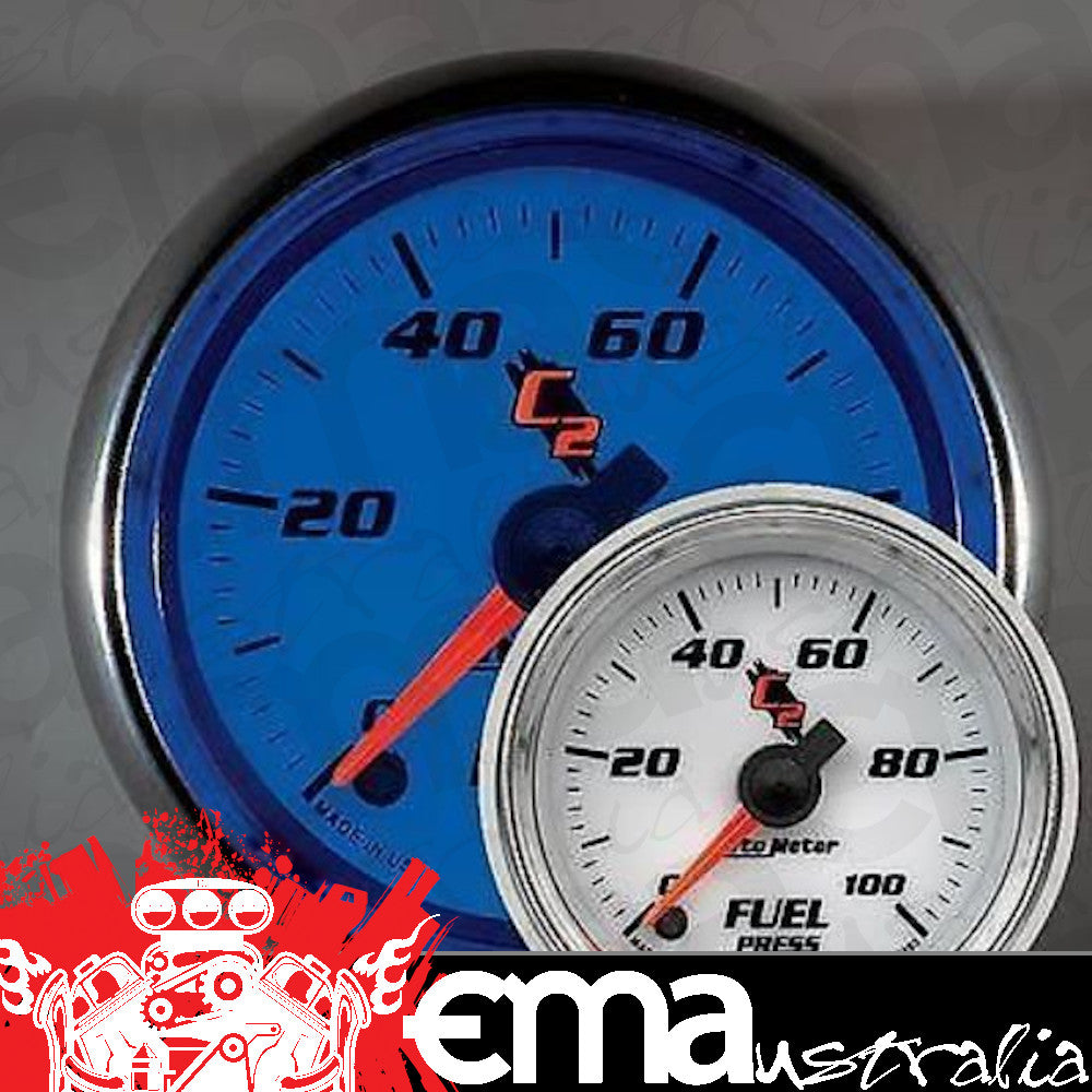 AutoMeter AU7163 C2 Fuel Pressure Gauge 2-1/6" 100 PSI