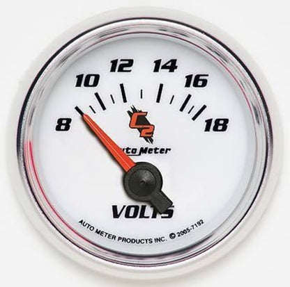 AutoMeter 7192 2-1/16" VOLTMETER, 8-18V, C2