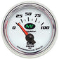 AutoMeter AU7327 NV 2-1/16" Mech Oil Pressure Gauge 0-100 PSI Short Sweep