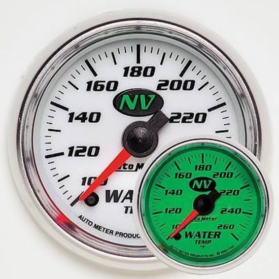 AutoMeter AU7355 NV 2-1/16" Elec Water Temperature Gauge 100-260¶øF