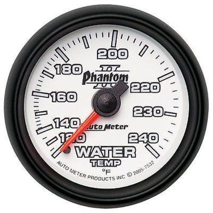 AutoMeter 7532 2-1/16" WATER TEMPERATURE, 120-240 F, PHANTOM II