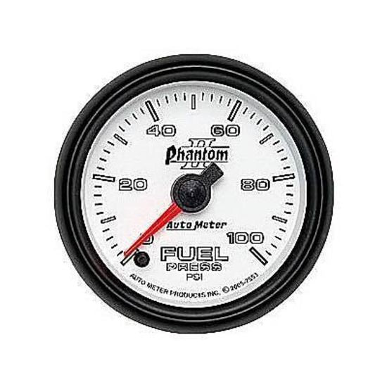 AutoMeter AU7553 Phantom II 2-1/6" Oil Pressure Gauge 0-100 PSI