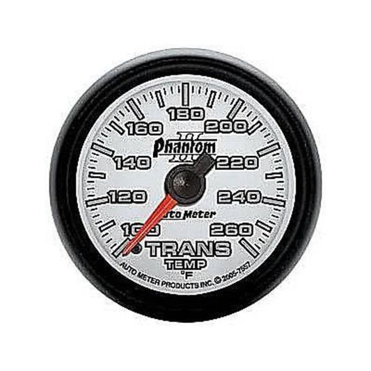 AutoMeter AU7557 Phantom II 2-1/16" Transmission Temperature Gauge 100-260¶øF