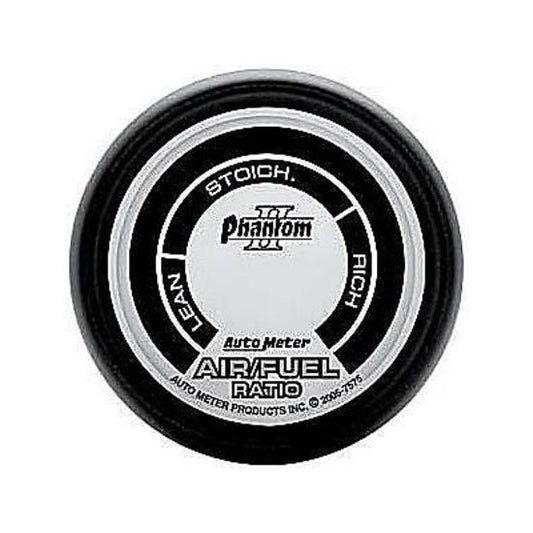 AutoMeter AU7575 Phantom II 2-1/16" Air Fuel Ratio Gauge Lean-Rich