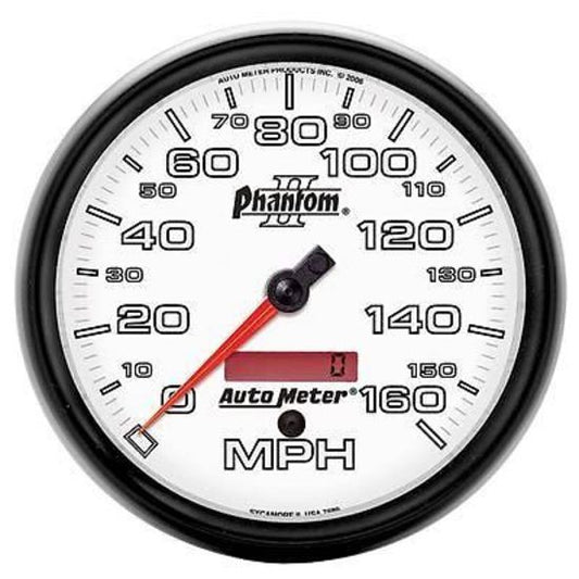 AutoMeter AU7589 Phantom II 5" Elec In-Dash Speedometer 0-160 MPH