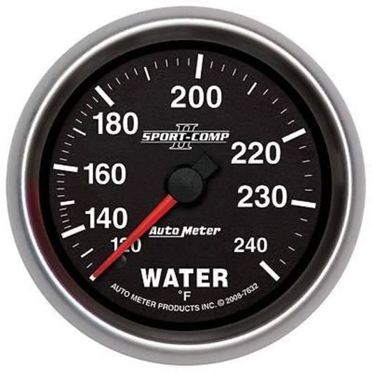 AutoMeter AU7632 Sport-Comp 2-5/8" Mech Water Temp Gauge 120-240¶øF