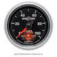 AutoMeter AU7663 Sport-Comp II 2-5/8" Fuel Pressure Gauge 0-100 PSI Peak Memory