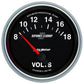 AutoMeter AU7691 Sport-Comp II 2-5/8" Elec Voltmeter 8-18 Volts